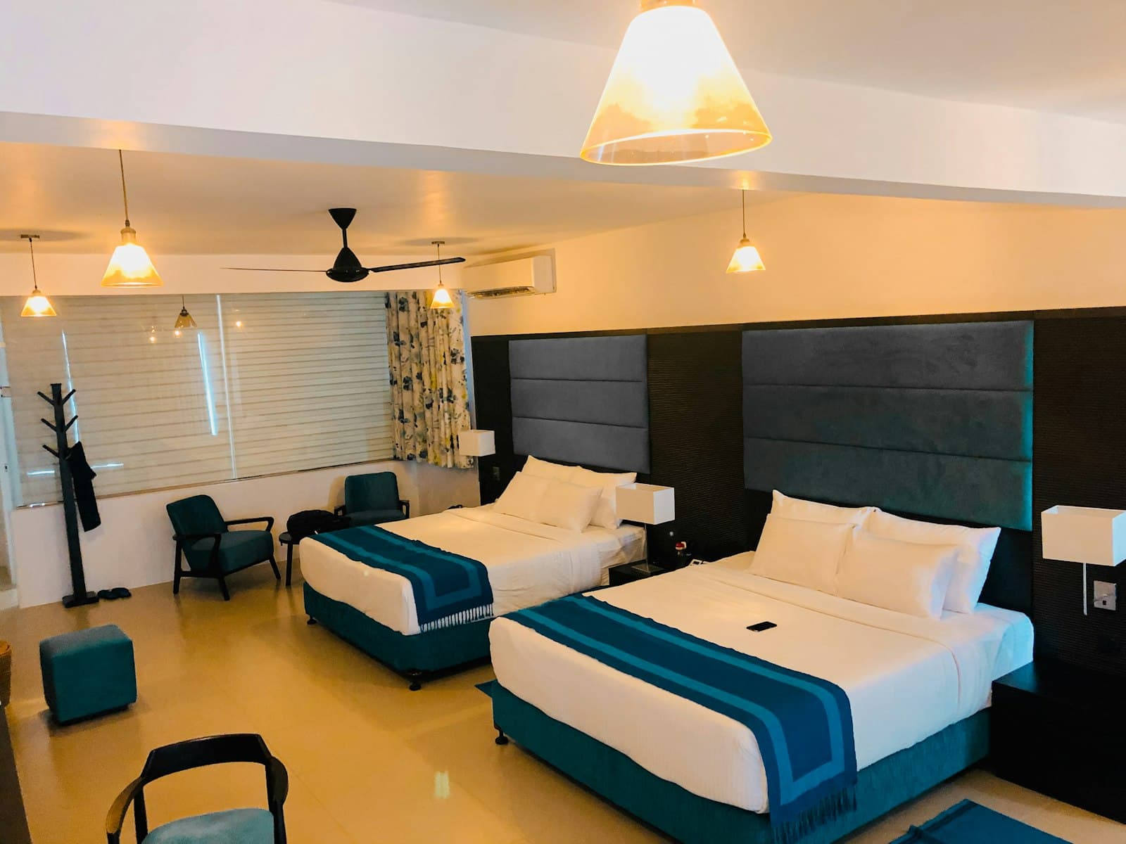 Suite terrace with sunset view